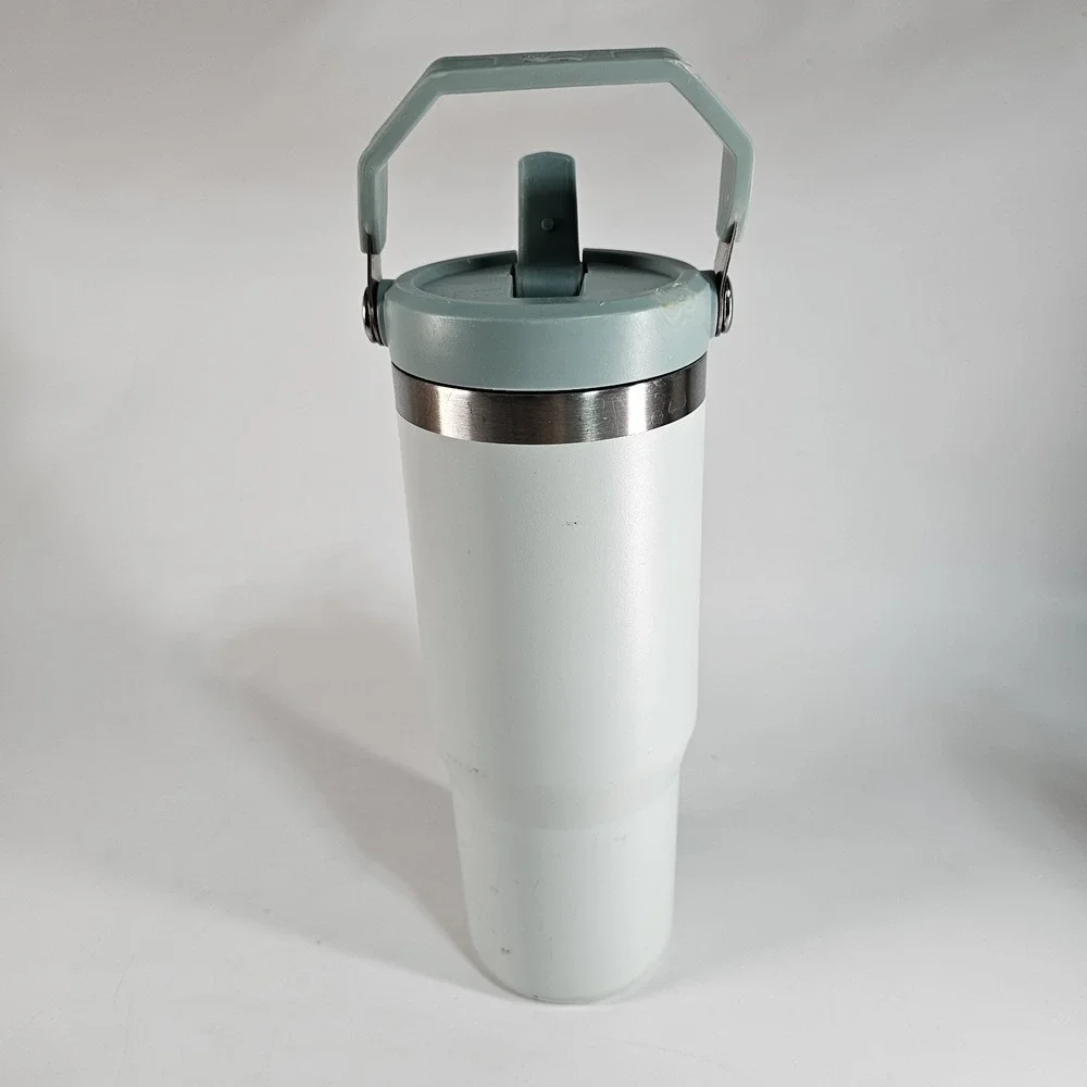 Stanley MIST The IceFlow Flip Straw Tumbler 30oz Light Blue Insulated Cup Handle - Picture 5 of 10